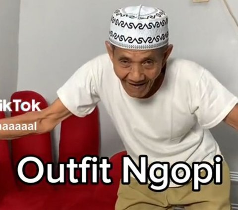 Usia hanya Angka, Viral Pria Lansia Pamer OOTD Super Modis bak Anak Muda, Dijuluki Kakek 'Skena'