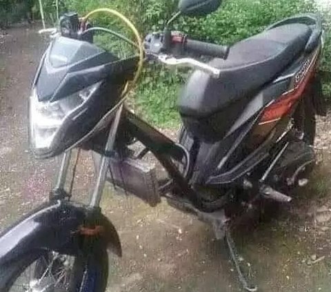 10 Potret Modifikasi Motor Asal-asalan Banget, Sudah Gak Zamannya Tampilan Keren