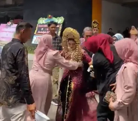 Viral Pengantin Perempuan Kesurupan saat Resepsi, Menari dengan Luwes