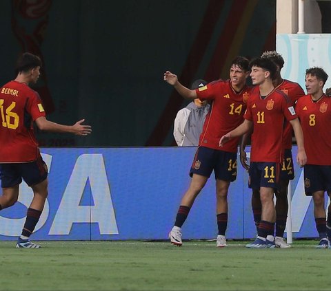 FOTO: Tahan Imbang Spanyol, Uzbekistan Jaga Kans ke 16 Besar Piala Dunia U-17