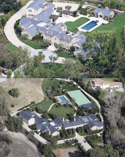 Intip 7 Potret Before - After Mansion Mewah nan Megah Kim Kardashian Usai Renovasi, Malah Panen Cibiran