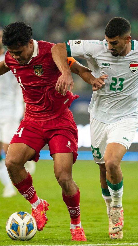 FOTO: Momen Timnas Indonesia Dibantai Irak 1-5, Kekalahan Terbesar di Era Shin Tae-yong