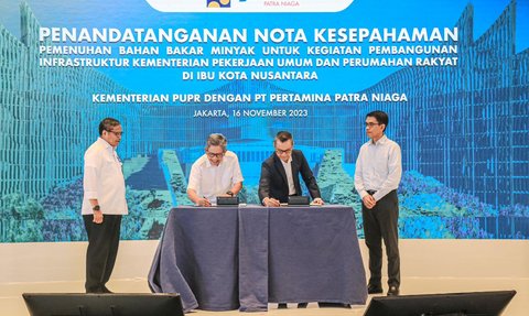 Dukung Pembangunan Infrastruktur IKN, Pertamina Patra Niaga Siap Penuhi Kebutuhan Bahan Bakar Kementerian PUPR