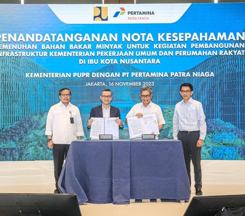 Dukung Pembangunan Infrastruktur IKN, Pertamina Patra Niaga Siap Penuhi Kebutuhan Bahan Bakar Kementerian PUPR