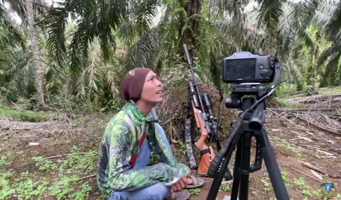 Sang sniper mengaku, meski ia berburu biawak ia tidak menjadikan dagingnya sebagai konsumsi.