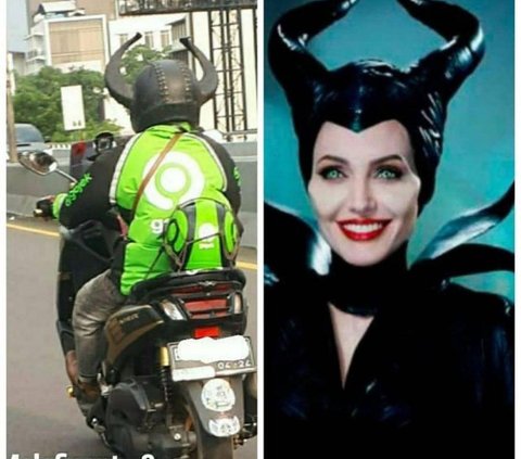 10 Potret Driver Ojol Cosplay Jadi Superhero, Gayanya Keren Tapi Agak Kocak Juga