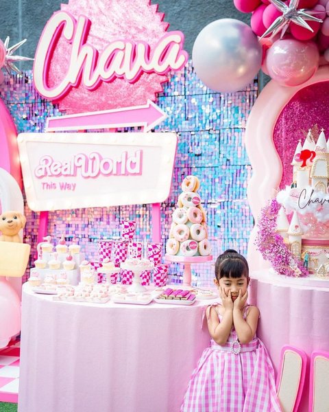 Bertema Barbie, ini 10 Potret Keseruan Acara Ultah Chava Anak Rachel Vennya yang ke-4