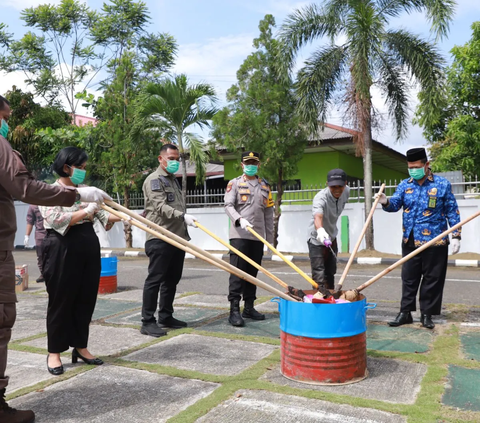 Kejari Bontang Musnahkan 1,4 Kg Sabu, Wali Kota: Tak Selesai dengan Pemusnahan