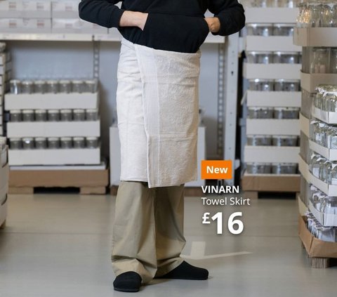 Momen Kocak IKEA Parodi ‘Rok Handuk’ Balenciaga Seharga Rp14 Juta