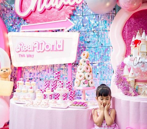 Bertema Barbie, ini 10 Potret Keseruan Acara Ultah Chava Anak Rachel Vennya yang ke-4