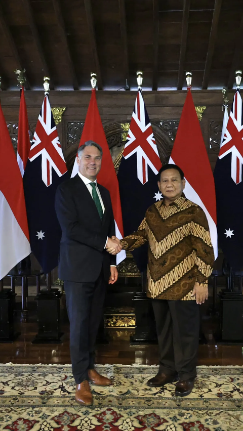 Sambil Ngopi Khas Hambalang, Prabowo dan Menhan Australia Bahas Kerja Sama Pertahanan