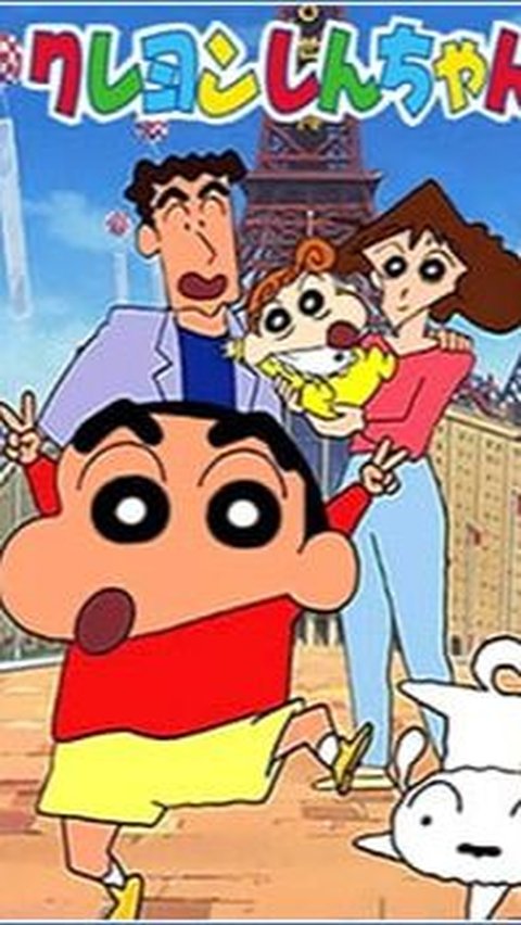 2. Crayon Shin-chan – Humor Anak-anak dengan 1122 Episode