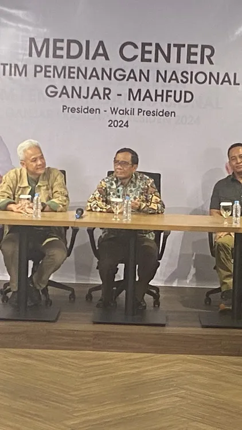 Struktur Timses Ganjar-Mahfud Didaftarkan ke KPU Usai Penentuan Capres-Cawapres