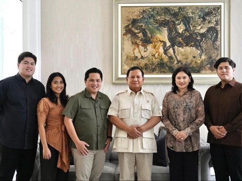 Prabowo Subianto Menolak Duduk di Kursi Utama Meja Makan Rumah Erick Thohir, Sikapnya jadi Perbincangan