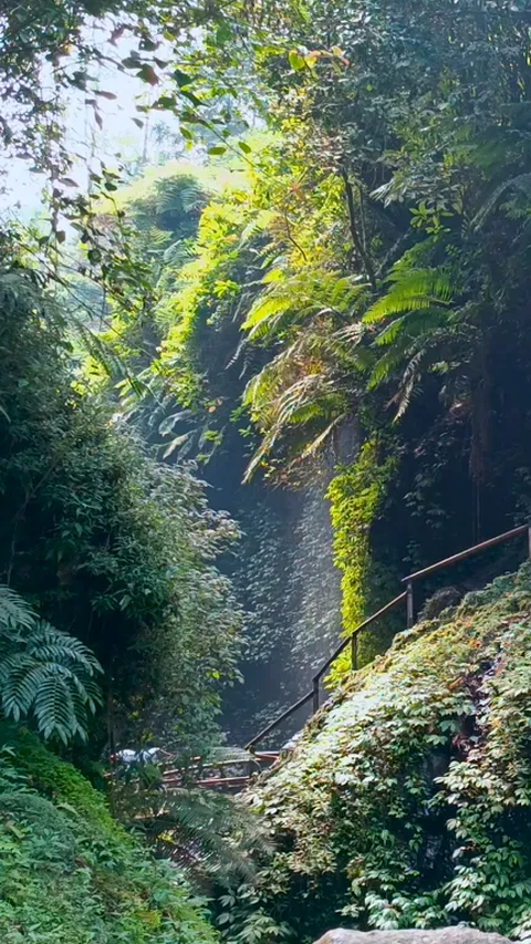 Menikmati Keindahan Curug Aseupan di Lembang, Serasa di Taman Batu