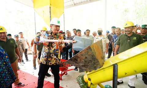 Bupati Lanosin Resmikan Kirana Mini Plant Crude Palm Oil Unit I