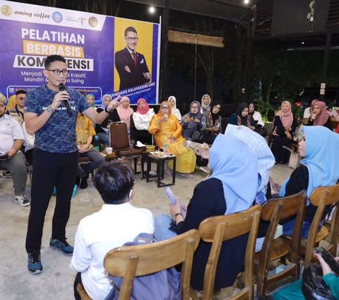 Menparekraf Sandiaga Uno Bagikan Tips Jitu jadi Pengusaha Sukses