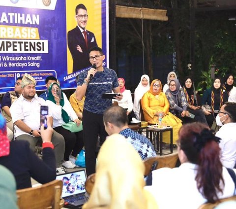 Menparekraf Sandiaga Uno Bagikan Tips Jitu jadi Pengusaha Sukses