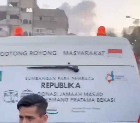 Penampakan Ambulans Angkut Korban di Palestina, Ternyata Kiriman dari Warga Bekasi