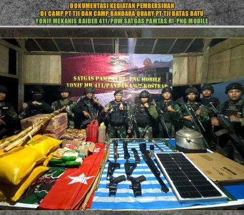 Penampakan Senjata Api Generasi Baru Milik KKB yang Disita TNI