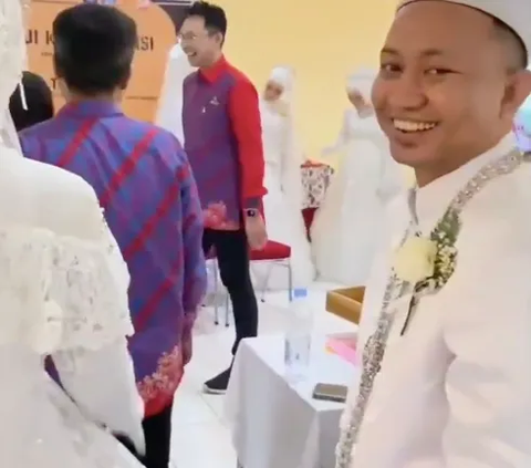 Ngirit Pasangan Pengantin Ini Ikut Nikah Massal, Alasannya Buat Beli Tanah dan Mobil