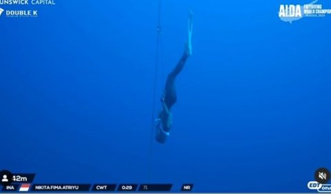 Freediver asal Indonesia