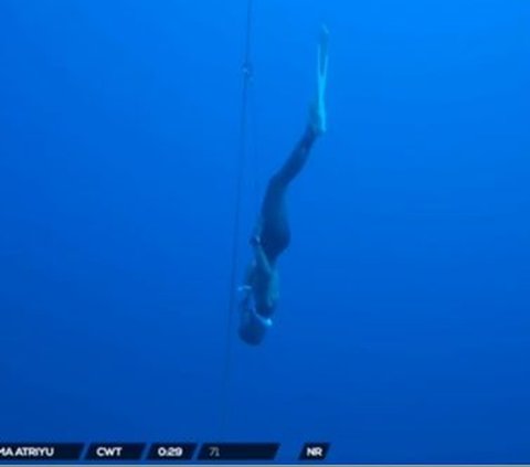 Wanita Indonesia Pecahkan Rekor Dunia Freediving Hingga 71 Meter, ini Sosoknya Dikenal jadi Putri Duyung