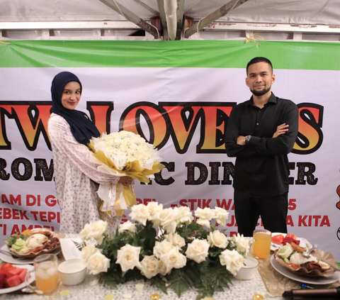 Romantic Dinner Ala Teuku Wisnu Bikin Shireen Sungkar Berbunga-bunga, Makannya di Pecel Ayam Sampai Curi Perhatian Warga