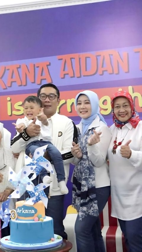 Ridwan Kamil Ungkap Anak Bungsunya Sedikit Trauma Dibawa ke Ruang Publik