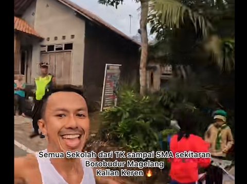 Viral Momen Pria Ikut Maraton 42 KM, Lari Santai Dapat Sorakan Suporter Bak Pemain Bola