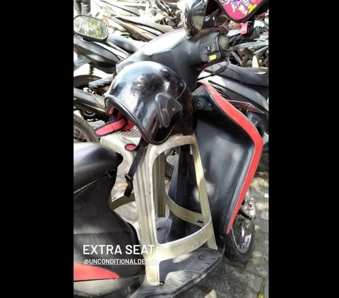 8 Potret Motor Diberi Kursi Tambahan, Memang Kesannya Jadi Nyaman Banget