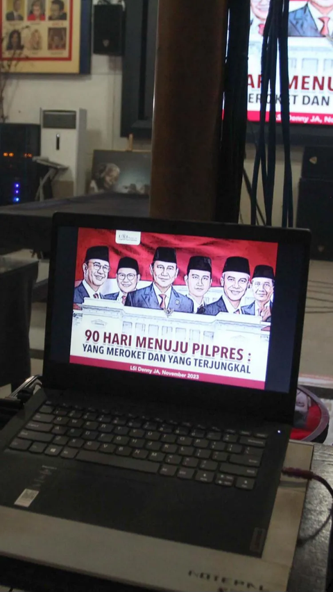 Survei LSI Denny JA ini dilakukan menjelang 90 hari menuju Pilpres 2024.