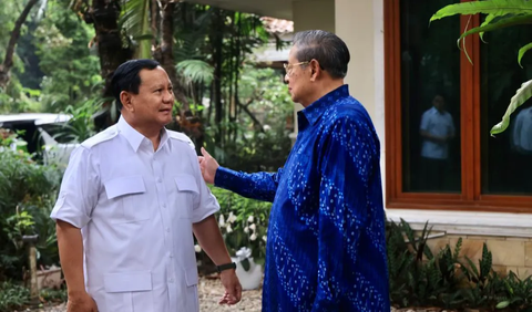 Prabowo mengaku merasa sangat terhormat didukung SBY sebagai capres dalam Pilpres 2024.<br>