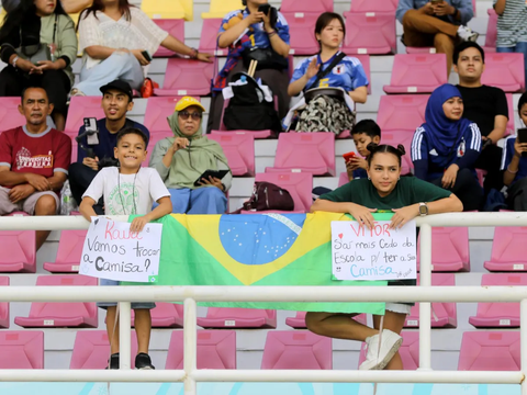 FOTO:  Libas Ekuador 1-3, Brasil Jadi Tim yang Pertama Lolos ke Babak Perempat Final Piala Dunia U-17 2023