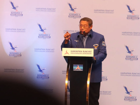 Ekspresi SBY Berubah saat Kader Teriak Amin di Depan Prabowo