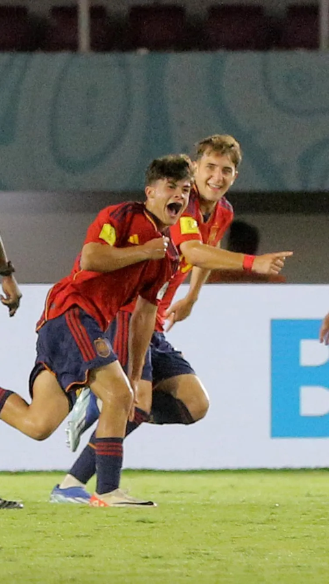 FOTO: Kalahkan Jepang 2-1, Spanyol Susul Brasil ke Perempat Final Piala Dunia U-17 2023