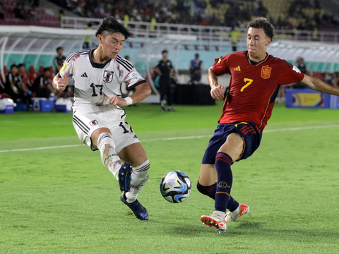 FOTO: Kalahkan Jepang 2-1, Spanyol Susul Brasil ke Perempat Final Piala Dunia U-17 2023