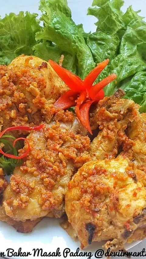 5.	Ayam Bakar Padang <br><br>Resep daging ayam berikutnya adalah ayam bakar padang. Berikut resep selengkapnya. <br>