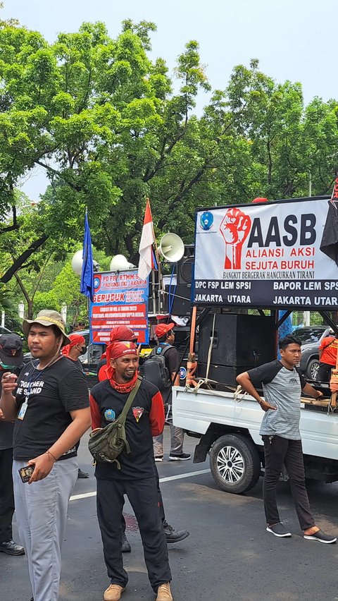 Jelang Pengumuman UMP DKI, Buru Demo di Balai Kota Harap Pj Gubernur Adil