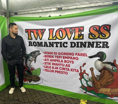 Beda! Potret Dinner Romantis Shireen Sungkar dan Teuku Wisnu di Warung Pecel Ayam, Ditonton Warga