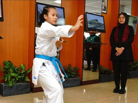 Sosok Aldhea Azarina Bocah SD yang Bakal Bertanding di Kejuaraan Dunia Karate, Optimis Jadi Juara