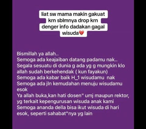 Viral Mahasiswi Ceritakan Pengalamannya Gagal Wisuda, Bikin Warganet Ikut Sedih