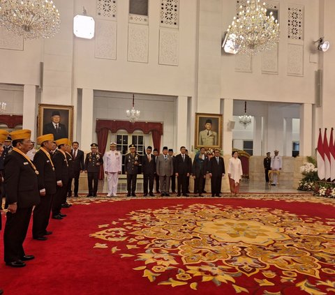 Jokowi Lantik Dewan Pimpinan dan Pertimbangan Legiun Veteran RI, Ini Daftarnya