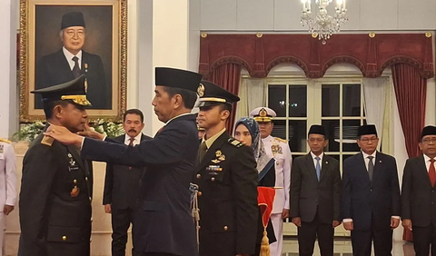 Pelantikan berlangsung di Istana pada Rabu 22 November 2023.