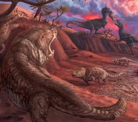 Penemuan Fosil Reptil Terbesar di Zaman Purba, Hewan yang Selamat dari Kepunahan Massal