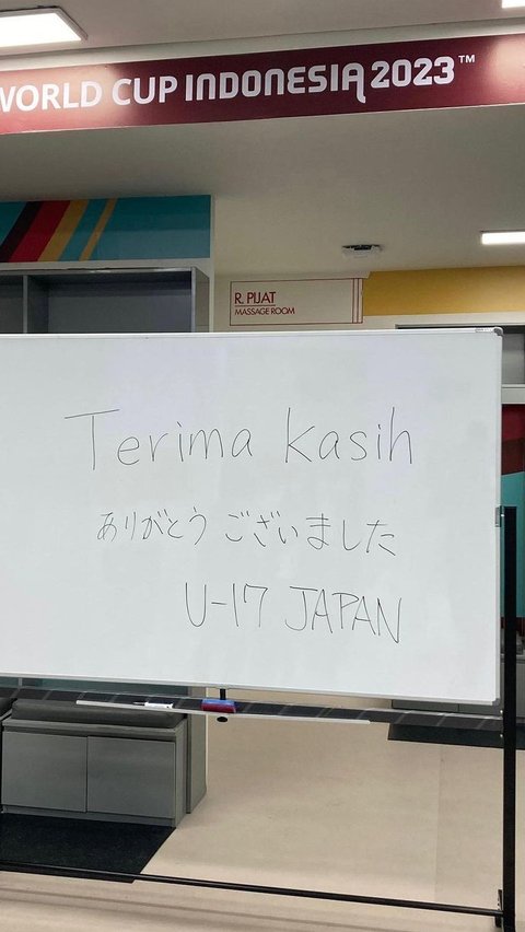 Takjub, Begini Kondisi Ruang Ganti Timnas Jepang U-17 Usai Telan Kekalahan, Beri Pesan Buat Indonesia