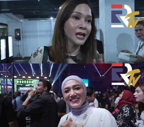 Momen Mulan Jameela dan Maia Estianty Dukung El Rumi Tanding Tinju, Ini Potretnya