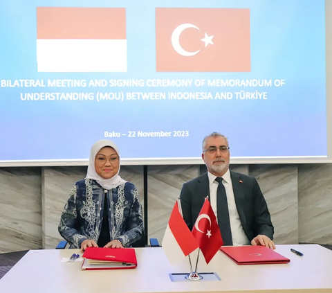 RI-Turki Perbarui MoU Ketenagakerjaan, Kurangi Pengangguran HIngga Pelatihan Vokasi