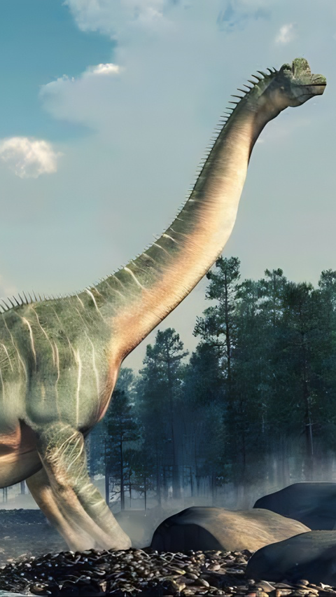 Scientists Discover the Largest Dinosaur Fossil on Earth, Measuring 24 meters in Height