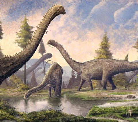 Ilmuwan Temukan Fosil Dinosaurus Terbesar di Bumi, Tingginya 24 meter